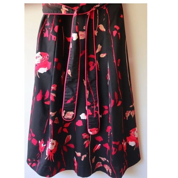 Talbots Floral Drop Waist Dress Size 10 - Picture 3 of 6